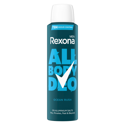 Rexona | Desodorizante Corporal Aerosol Masculino All Body Deo Ocean Rush 150ml