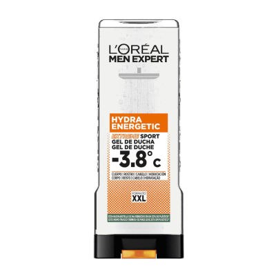 L'Oréal Paris | Gel de Duche Hydra Energetic Extreme Sport com Sensação de Frescura 400ml