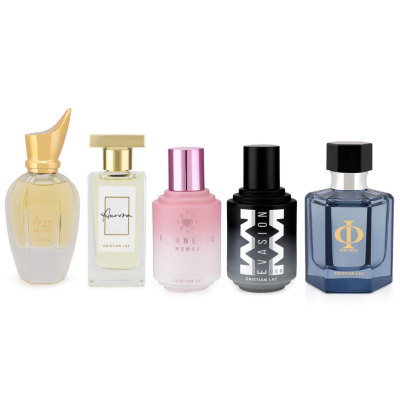 Cristian Lay | Set 5 Perfumes Homem e Mulher