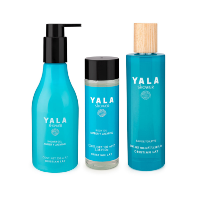 Cristian Lay | Conjunto Yala Shower: Gel duche + Óleo seco + Eau de Toilette