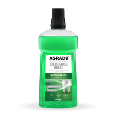 AGRADº | Elixir bucal fresco com menta fresca 500ml