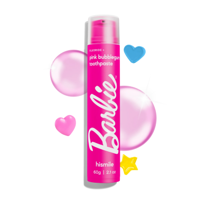 Hismile | Pasta de dentes Barbie Pastilha Elástica 60g Hismile | Pasta de dentes Barbie Pastilha Elástica 60g