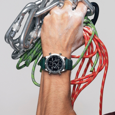 Cristian Lay | Relógio Stopwatch Verde