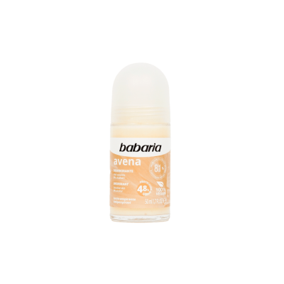 Babaria | Desodorizante roll-on de Aveia 50ml
