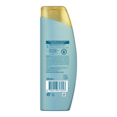 H&S | Champô Anticaspa DermaX Pro Hidratação com Óleo de Coco