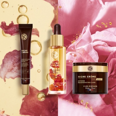 Yves Rocher | Riche Crème Antirrugas Benéfico Creme Contorno dos Olhos 14ml