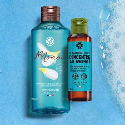 Champô Duche Concentrado Monoi  100ml = 400ml