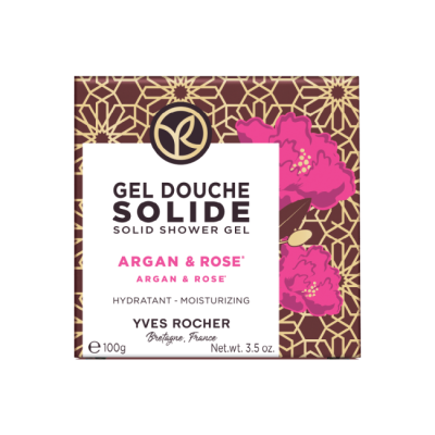 Yves Rocher | Gel Duche Sólido Argão & Pétalas de Rosa 100g