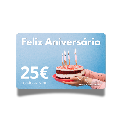 Aniversário | Cartão Presente 25€