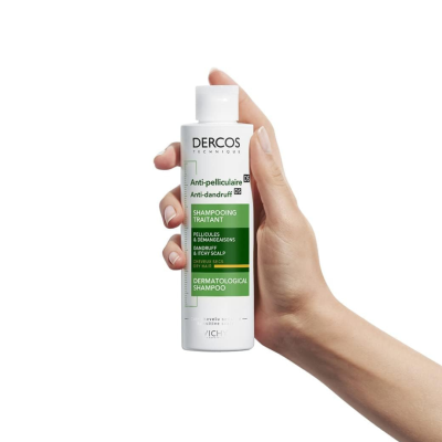 Champô Anti-Caspa Cabelo Seco Dercos 200ml