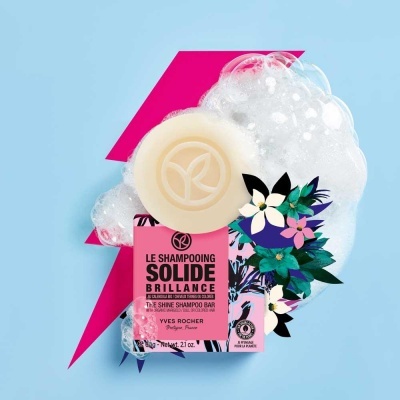 Yves Rocher | Conjunto Champô Sólido Brilho 60g + Caixa