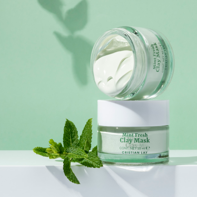 Cristian Lay | Máscara Purificante de Mentol e Argila 50ml Cristian Lay | Máscara Purificante de Mentol e Argila 50ml