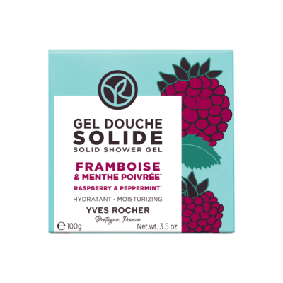 Yves Rocher | Gel Duche Sólido Framboesa & Hortelã-Pimenta 100g