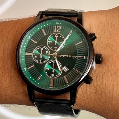 Relógio Black & Green