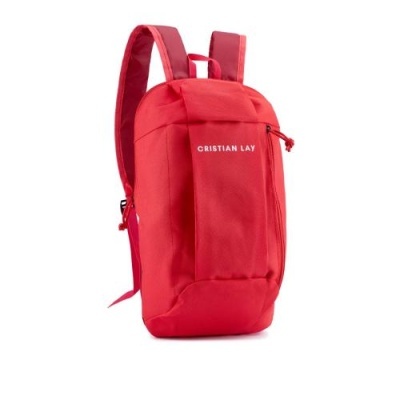 Cristian Lay | Mochila desportiva vermelha