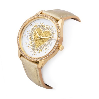 Relógio Coração Brilhante Relógio Coração Brilhante