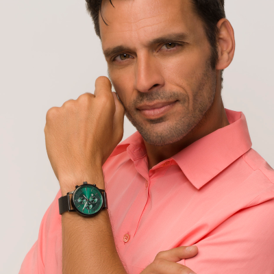 Relógio Black & Green