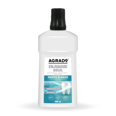 AGRADº | Elixir bucal para dentes brancos 500ml