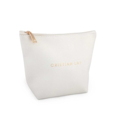 Bolsa Cristian Lay White & Gold