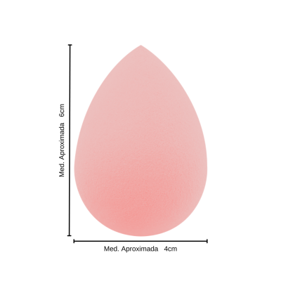 MB.cosmetics | Pack 4 Esponjas Maquilhagem Rosa Claro