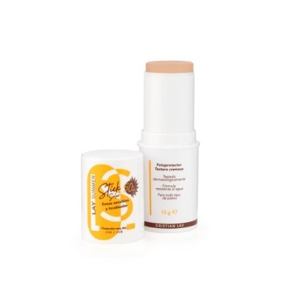 Cristian Lay | Stick solar facial com cor SPF 50+