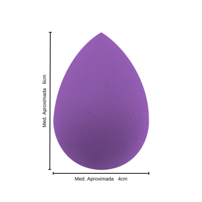 MB.cosmetics | Esponja de Maquilhagem Violeta