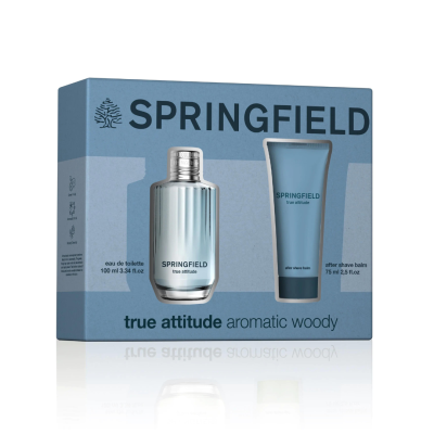 Springfield | True Attitude Coffret para Homem: Eau de Toilette 100ml + After shave 75ml