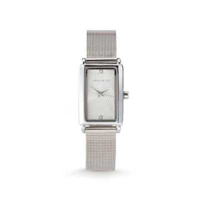 Relógio Steel retangular