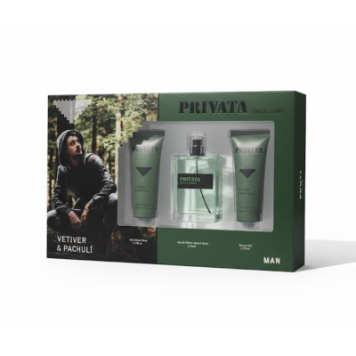 PRIVATA | Coffret Eau de Toilette Vetiver & Patchouli