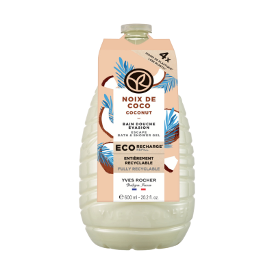 Yves Rocher | ECO-Recarga Gel Duche Noz de Coco 600ml