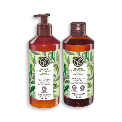 Yves Rocher | Coffret Azeitona & Laranja-Amarga: Leite Corpo + Gel Duche