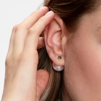 Brincos intercambiáveis bolas