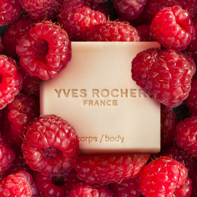Yves Rocher | Gel Duche Sólido Framboesa & Hortelã-Pimenta 100g