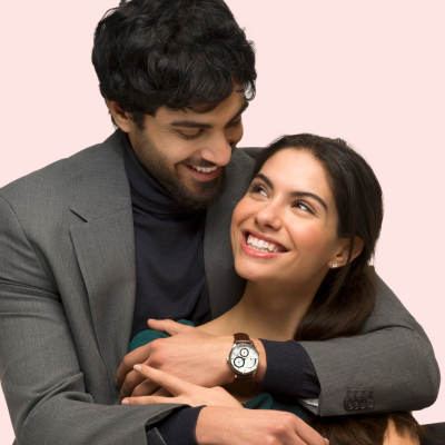 Relógio Bracelete Castanha com Calendário Relógio Bracelete Castanha com Calendário