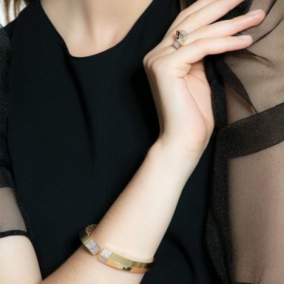 Cristian Lay | Pulseira bicolor de Ouro