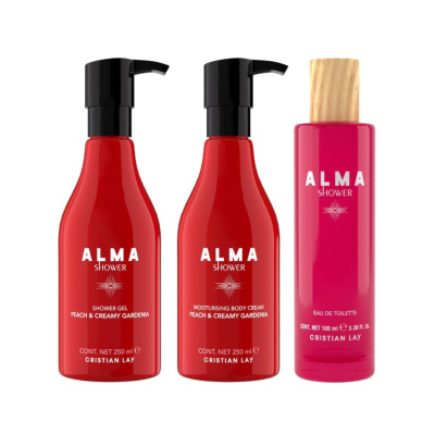 Cristian Lay | Conjunto Alma Shower: Gel duche + Creme corporal + Eau de Toilette