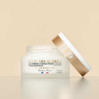 Yves Rocher | Anti-Âge Global Creme de Dia Corretor e Embelezador 50ml (Todos tipos de pele)