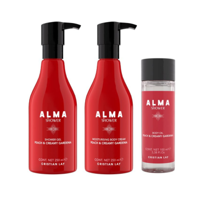 Cristian Lay | Conjunto Alma Shower: Gel duche + Creme corporal + Óleo seco