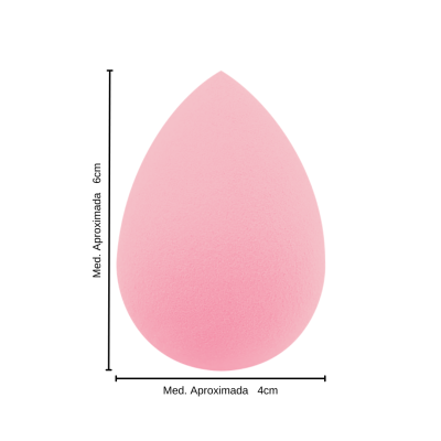 Esponja de Maquilhagem Rosa