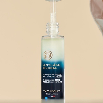 Yves Rocher | Anti-Âge Global Concentrado Bifásico Recuperador de Noite 30ml
