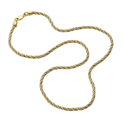 Cristian Lay | Corrente de ouro bicolor homem Ouro