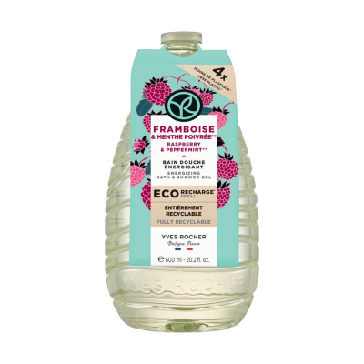 Yves Rocher | ECO-Recarga Gel Duche Framboesa & Hortelã-Pimenta 600ml