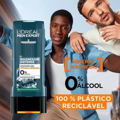 L'Oréal Paris | Gel de Banho Hipoalergénico para Homens 400ml