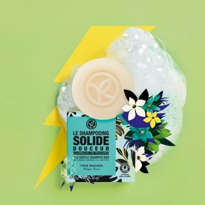 Yves Rocher | Conjunto Champô Sólido Suave 60g + Caixa