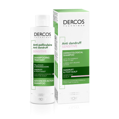 Champô Anti-Caspa Cabelo Sensível Dercos 200ml Champô Anti-Caspa Cabelo Sensível Dercos 200ml