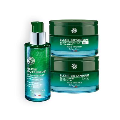 Yves Rocher | Conjunto Antipoluição Elixir Botanique Sérum Dia + Cremes