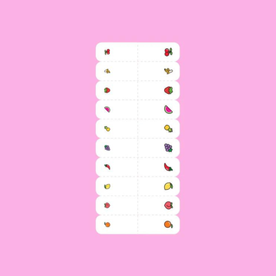 Hismile | SmileStika Fruit Pack (Adesivos Fruta para dentes)