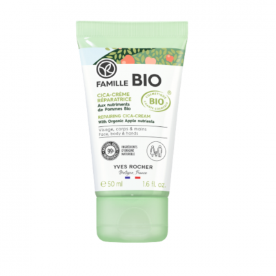 Yves Rocher | Famille Bio Cica Creme Reparador Rosto, Corpo & Mãos 50ml