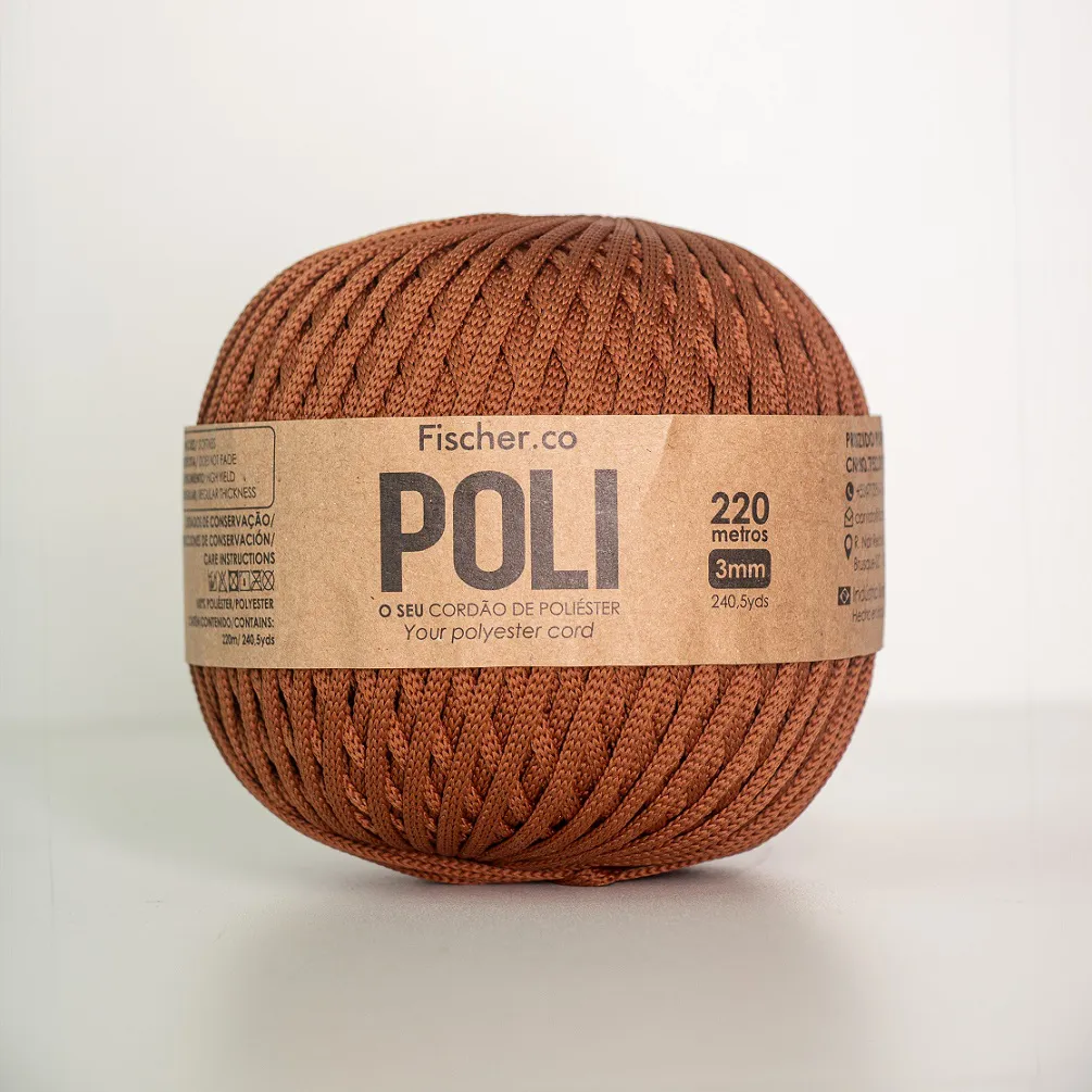 Poli 3mm - Caramelo (8018) Poli 3mm - Caramelo (8018)