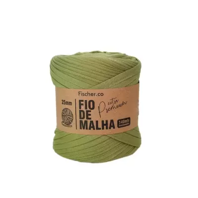 Fio de Malha Extra Premium 25mm - Oliva